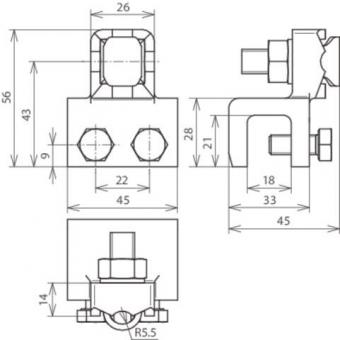 DEHN Anschlussklemme              370018 