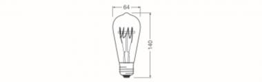 Ledvance Vintage 1906 LED DIM 40 4.8 W 