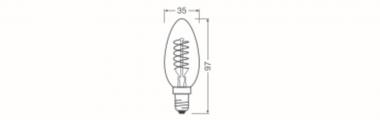 Ledvance Vintage 1906 LED DIM 40 4.8 W 