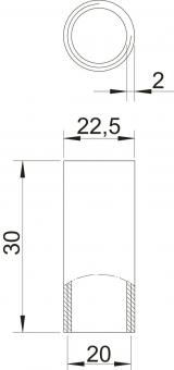 OBO SVM20W G Stapa Gewindemuffe 