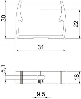OBO ALQ M25 Quick-Schelle M25 Alu 