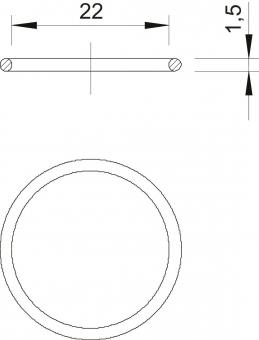 OBO 171 M25 Dichtring O-Ring M25 NBR 