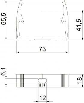 OBO ALQ M63 Quick-Schelle M63 Alu 