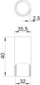 OBO SVM32W G Stapa Gewindemuffe 
