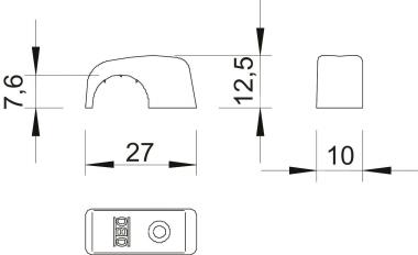OBO 4031 10-14 ISO-Nagelschelle 10-14mm 