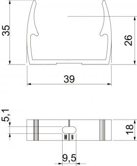 OBO ALQ M32 Quick-Schelle M32 Alu 