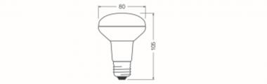 LEDV LED Reflektor 4,8-60W/827 