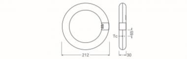LEDV LED Tube T9 C EM Val 11W/865 (22W) 