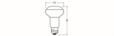 LEDV LED Reflektor 4,9-60W/927 dimmbar 