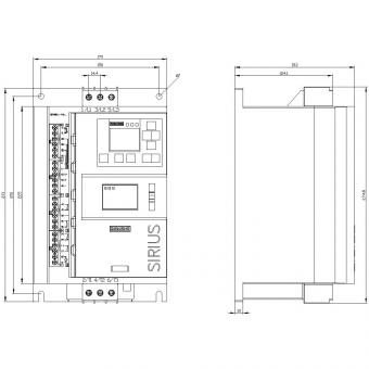 Siemens 3RW55 480V 38A     3RW5517-1HA14 