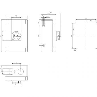 Siemens 3LD27660TB53 Not-Ausschalter 3p 