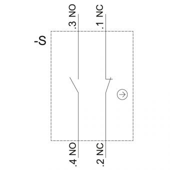 Siemens 3SU14001AA101FA0 Kontaktmodul 