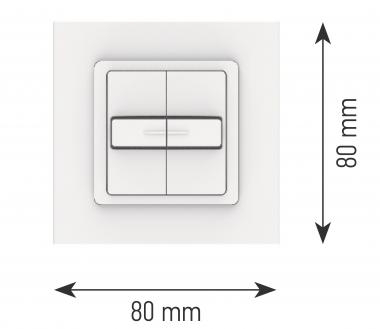 Somfy Smoove Duo IN Schalter     1800536 