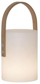 S&H LED Laterne 19x34x17cm weiß    88186 