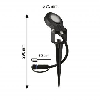 Paulmann Outdoor Plug & Shine Spot 94728 