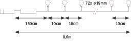 Paulmann Outdoor P+S Light Chain   94557 