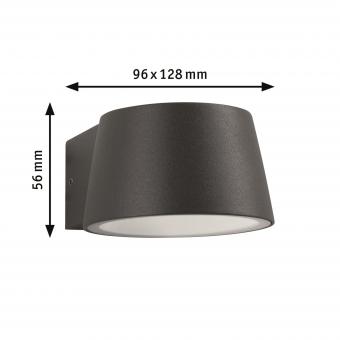 PAULM Wandleuchte Capea IP44 6W    94713 