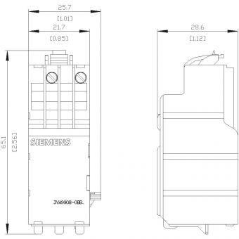 Siemens 3VA99080BB25 Unterspannungs- 