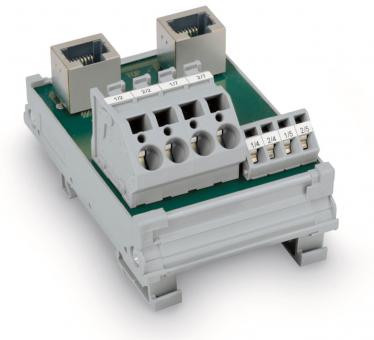 WAGO 289-965 Übergabemodul,2xRJ-45, 