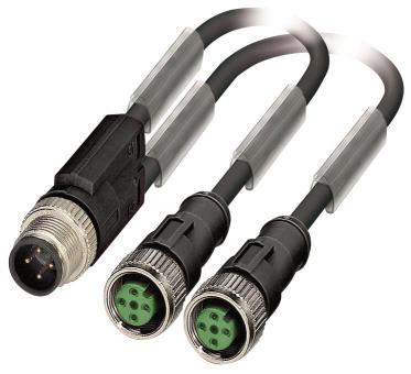 Lapp S/A-Kabel AB-C3-M12Y-0,3PUR-M12FS-B 
