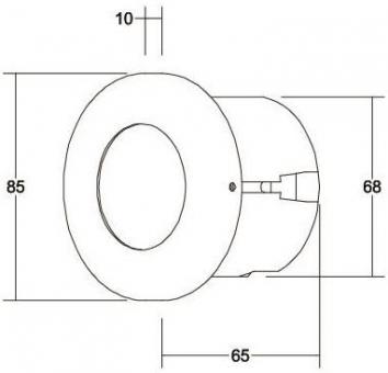 BRUM Orientierungsleuchte LED-   R3941WW 