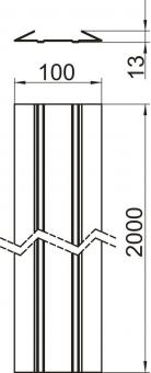 OBO FLK-BS2 Flexkanal-Bodenschiene 