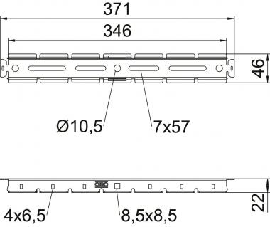 OBO TSM 300 FS Tragschiene MagicFix 