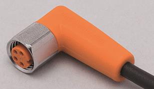 IFM Kabeldose abgewinkelt M8 4-   EVM033 