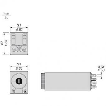 GS Steckbares Zeitrelais       REXL2TMP7 