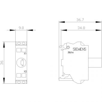 Siemens               3SU1401-2BB50-3AA0 