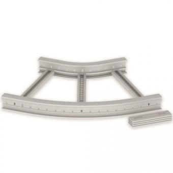 Flachbogen 45  halogenfrei grau 85x600 R 