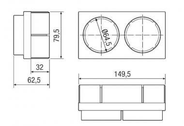 MAICO Einschub in Winkel MF-WE63 MF-WE63 