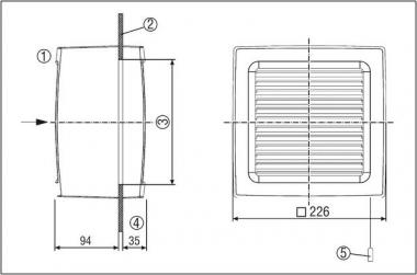 MAICO Fensterventilator            EVN15 