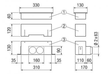 MAICO MAICOFlex-Rohrsystem    MF-FBWA 63 