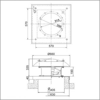 MAICO Axial-Dachventilator      EZD30/6B 