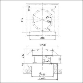 MAICO Axial-Dachventilator      EZD35/4B 