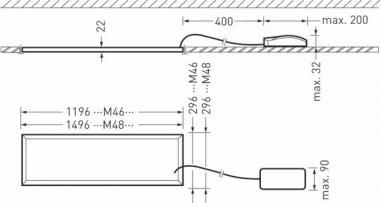 Trilux ArimoFit M46 PW19 42-840  7530340 