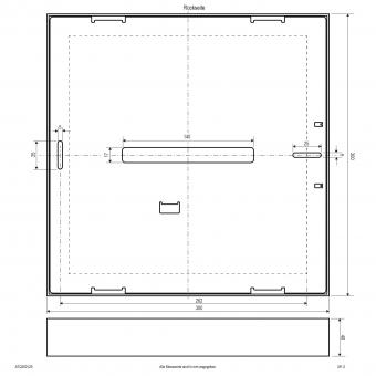 EVN LED Anbaupanel,ws IP44 -   ATQ300125 