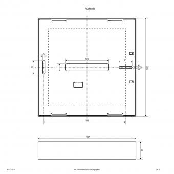 EVN LED Anbaupanel -quad. -    ADQ220125 