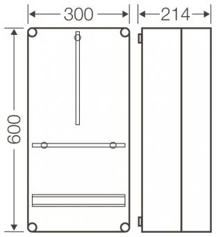 HENS Zählergehäuse                MI2410 