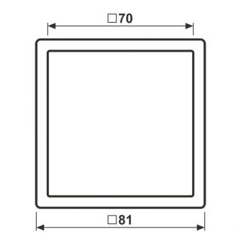 JG Rahmen 1fach                   LS981W 