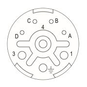 Weidmüller SAI-M23-BE-L-4/4 Kabel 