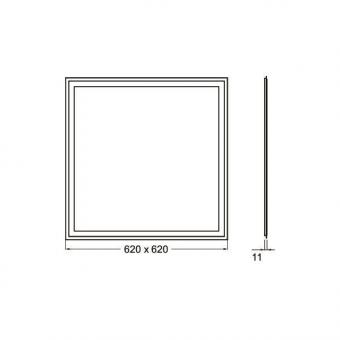 Brumberg LED-Panel 620 x 620    32056974 