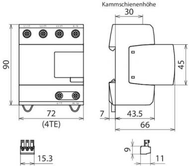 Dehn 900585 DVA     DVA EMOB M 3P 255 FM 