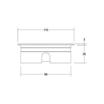 Brumberg LED-Bodeneinbauleuchte 14037223 