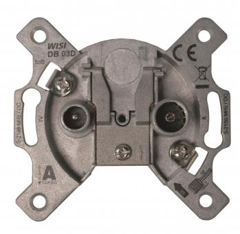 WISI Antennendose 2-Loch           DB03D 