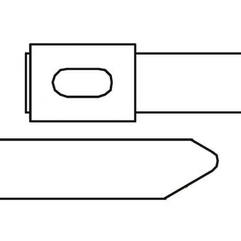 Hellermann MBT8S-SS316-ML Estkabelbinder 