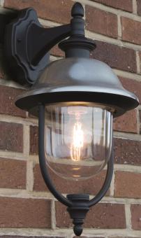 KONS Wandleuchte Alu sw Edelst. 7240-000 