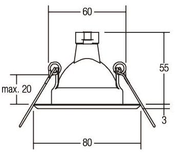 BRUM NV-Strahler Edelstahl       2190.22 
