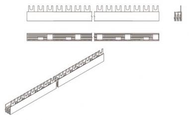 FTG Gabel L 57 3-polig 10qmm      710/57 